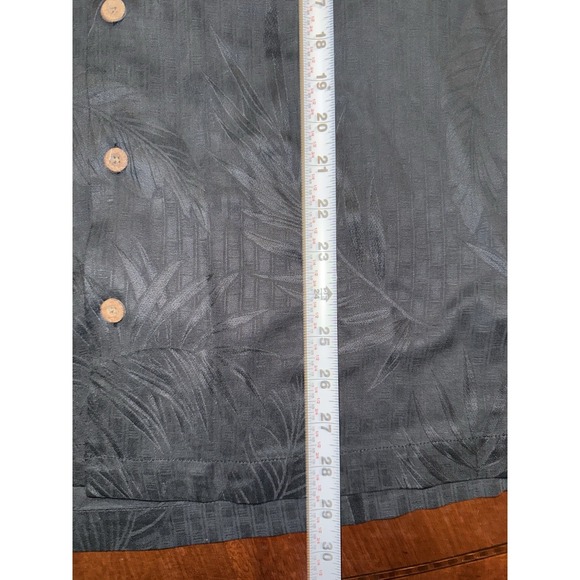 3 Tommy Bahama Mens Large Two Black and Gray 100% Silk and One Blue 100% Linen - Picture 11 of 16